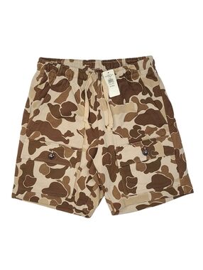 LL Bean x Todd Snyder Shorts Mens XS Tan Duck Camo Organic Cotton Cargo - NWT